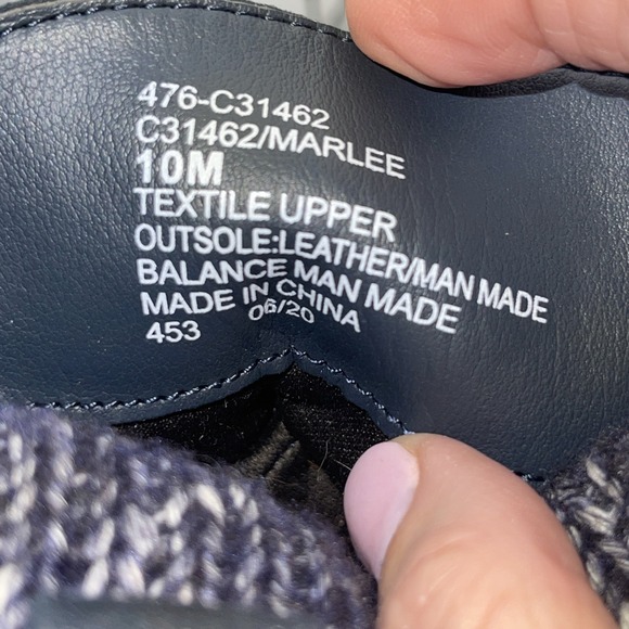 Cliffs by White Mountain Boots Womens 10 M Marlee Combat Navy Blue Buckle Lace - Picture 8 of 9